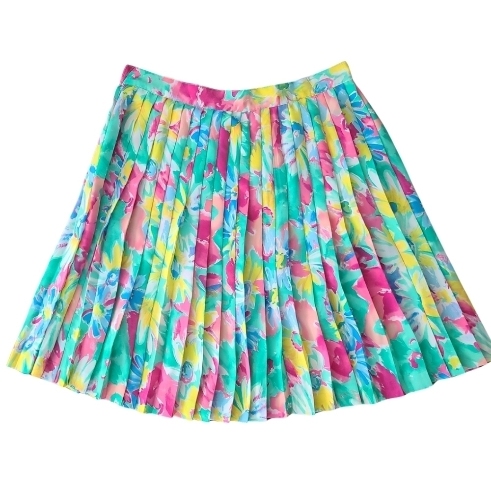 Floral A-Line Skirt in Multicolor